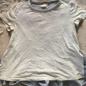 KATE SPADE Broom Street Striped Tee shirt